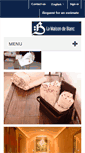 Mobile Screenshot of lamaisondeblanc.com